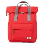 roka-canfield-b-small-recycled-nylon-backpack---chilli-oil-red-34460552
