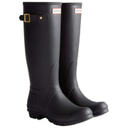 Hunter Original Tall Leopard Backstrap Wellington Støvler - Sort/Beige