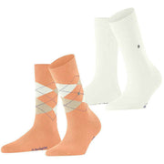 Burlington Everyday Mix 2-Pack sokker - Peach Orange