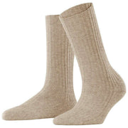 Falke Cosy Wool Boot Socks - Beige Mel
