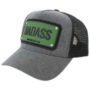 John Hatter Badass Rubber Trucker Hat - Grå/Sort/Grøn