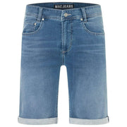 MAC Jeans Jog'N Light Sweat Denim Shorts - Sommerblå Brugt Autentisk