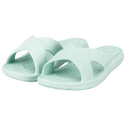 Totes SOLBOUNCE Bounce Cross Strap Sliders - Mintgrøn
