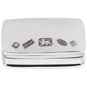 Orton West Display Hallmark Pill Box - Silver