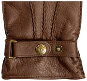 Dents Whitchurch Deerskin læderhandsker - valnøddebrun