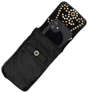 Campomaggi Siena Stud Telefon Holder Taske - Sort