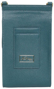 Alice Wheeler London Mini Bloomsbury Crossbody-taske - Blågrøn