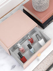 Stackers Classic Neglelakskuffe - Blush/Guld