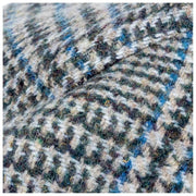 Dents Stanwick Tweed Flat Cap - Blå