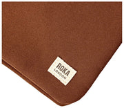 Roka Carnaby XL Genbrugt lærreds Crossbody-taske - Cinnamon Brown