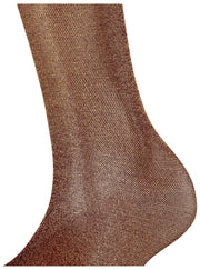 Falke Glitter 30 Denier Knæhøje strømper - Barolo/Guld