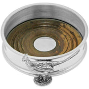english-pewter-company-pheasant-wine-bottle-coaster---silver-34311253