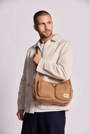 Hindbag Emile Multi Pocket Skuldertaske - Cinnamon Brown