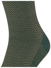 Falke Lufthavn Sildestripe Sokker - Hunter Green