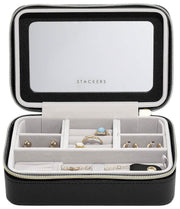 Stackers Luxury Travel smykkeskrin - Sort Raffia