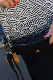 Hindbag Margault Quiltet skuldertaske - Sort