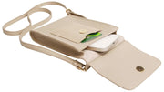 Alice Wheeler London Mini Bloomsbury Crossbody-taske - Stone Beige