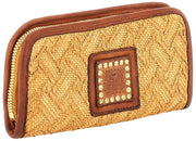 Campomaggi Veracruz strålæderpung - Naturlig Beige/Cognac Tan