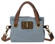 Zede Pont des Arts XS Cross Body Bag - Blue Gray