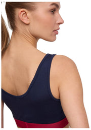Falke Daily Comfort Print 2-Pak Bustier Bralette - Sort/Rød
