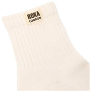 Roka Windsor Solid Crew Sokker - Marshmallow White