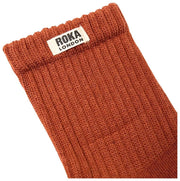 Roka Windsor Solid Crew Sokker - Bran Brown