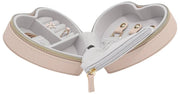 Stackers Heart Travel smykkeskrin - Blush Raffia