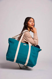 Hindbag Jean Weekendtaske - Peacock Blue