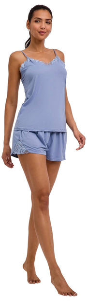 Falke Delicate Touch Chemise Top - Blå Stål