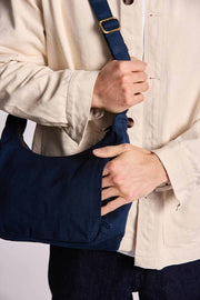 Hindbag Emile Multi Pocket Skuldertaske - Marineblå