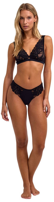 Falke Delicate Touch Thong - Sort