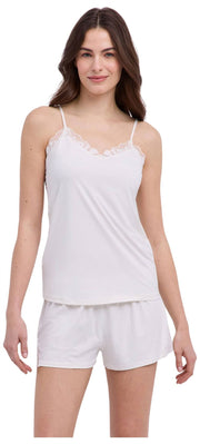 Falke Delicate Touch Chemise Top - Elfenben