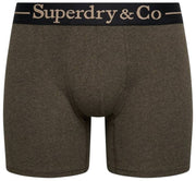 Superdry & Co Triple Pack Trunks - Brown Mergel/Brown Grit/Tan Mergel
