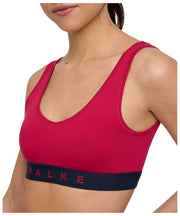 Falke Daily Comfort Print 2-Pak Bustier Bralette - Rød/Sort