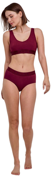 Falke Daily Comfort 2-Pak Bustier Bralette - Rød