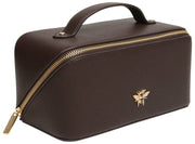 Alice Wheeler London Luxury Train Case - Chokoladebrun