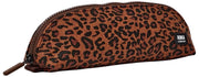 Roka Tate Small Cotton Canvas Pouch - Mini Leopard Brown