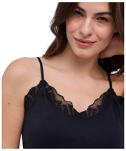 Falke Delicate Touch Chemise Top - Sort