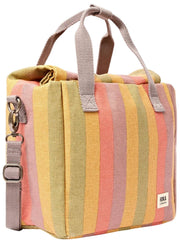 Roka Hampstead Madpakke i bomuldslærred - Faded Multi Stripe