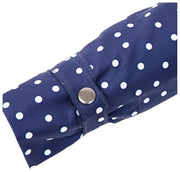 Roka Waterloo genbrugsnylon paraply - Navy Polka Dot