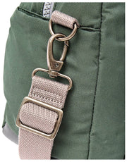 Roka Gatwick Small Genbrugt Canvas Duffle Bag - Thunderstorm Green