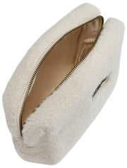 Hindbag Leon Teddy Toilettaske - Arctic White