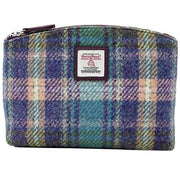 maccessori-harris-tweed-small-cosmetic-pouch---purplegreen-34631551