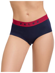Falke Daily Comfort Print 2-Pack Hipster Brief - Sort/Rød