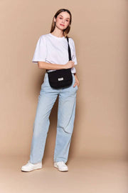 Hindbag Margault Quiltet skuldertaske - Sort