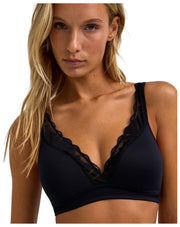 Falke Delicate Touch High Apex BH - Sort