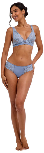 Falke Delicate Touch Briefs - Blå Stål