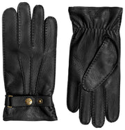 Dents Whitchurch Deerskin Læderhandsker - Sort