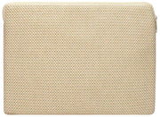 Hindbag Ava Small Weave 13 tommer bærbar taske - Nude Beige