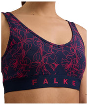 Falke Daily Comfort Print 2-Pak Bustier Bralette - Rød/Sort